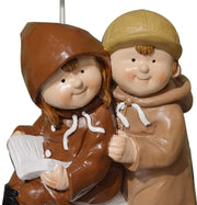 Children under umbrella h33 ball ym-0936 cm. 21 x 19 h 33