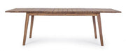 Extendable outdoor table in wood VARSAVIA 180 - 240x90x h76 cm