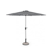 Vienna umbrella in dark gray aluminum