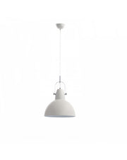 Kande suspension lamp in white steel STS