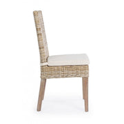 Tavira Mahogany Woven Chair