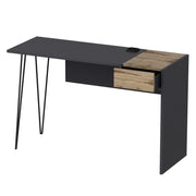 Candy desk anthracite walnut usb ports 121x45