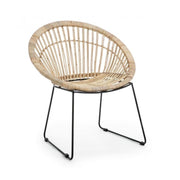 Natural Cayes rustic armchair