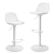 Adjustable Completely White Stool 36x40x85 cm
