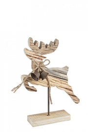 2x Natural Sexten Reindeer