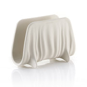 White tierra napkin holder