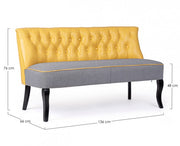 Ocher Batilda 2 Seater Sofa