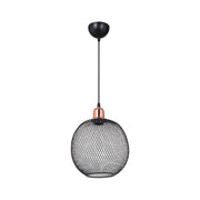 Belin MDL4320 black perforated metal pendant lamp