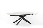 Extendable table with calacatta marble top 170/270x90x76h cm