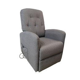 Katia lift chair in gray fabric with 1 motor