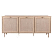 Bali 51A sideboard 3 wicker effect doors