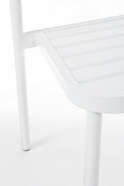 Lennie white aluminum chairs