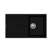 Enigma D100 black bowl sink and drainer