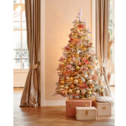 Sunndal fir frosted Christmas tree H 210 x ø 120 cm
