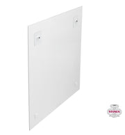 Glass print 80x120 cm with multicolor canvas