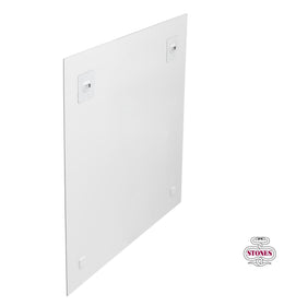 Glass print 80x120 cm with multicolor canvas