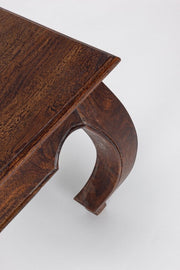 Jaipur opium coffee table in fusion style wood cm 130x70