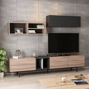 Diany 195 anthracite oak storage wall