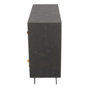 Rectangular Maori wooden tray 1+4 drawers cm33x12h27,5