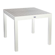 Sullivan white extendable aluminum table