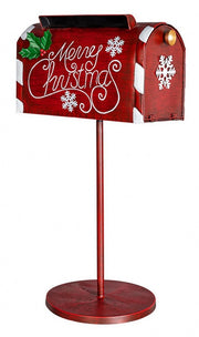 Decorative Red Post Letters H66.5