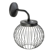 20W Led 4000K wall light cage line black