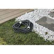 Self-extending fabric hose made in Italy - Aquapop Gray Easy 15 m
