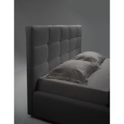 Double bed with Napoli gray container
