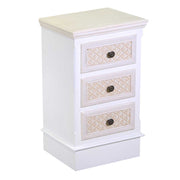 Lausanne wooden cabinet 3 cream drawers cm37x30h64