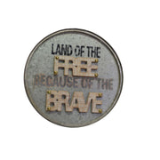 Round metal frame written cmø41x3