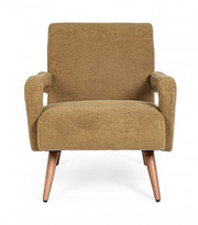 Berna Palm vintage brown - beige armchair