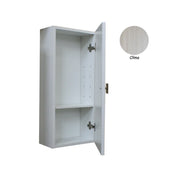 Olmo multipurpose bathroom wall unit 1 door with internal shelf 30x17xh.70 cm