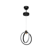 Felicia pendant lamp with two LED circles ASZ1591