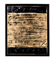 Oil on multicolor canvas and wooden frame 100x120 cm