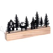Black led metal tree cm20x4h11