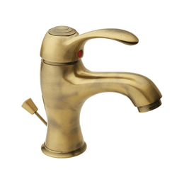 Distri Series Washbasin Mixer Old Brass Antique Brass Finish