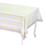 Tablecloth fabric london green patch border cm5rectangular cm140x180