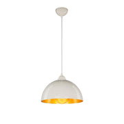 Topak ASZ0948 suspension lamp in white metal