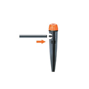 Adjustable dripper from 0 to 40 liters per hour