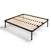 Flexac Orthopedic Double Bed Frame with Beech Wood Slats 160x190 cm