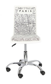 Young Paris leatherette office chair 42.5 x 40 x 87 cm