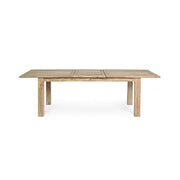 Rectangular outdoor table in FSC Teak Wood cm 200 - 260x 100x h 78