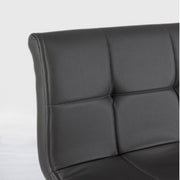 Bar Bruce dark gray eco-leather stool