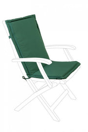 Poly180 Dark Green Medium Back Cushion