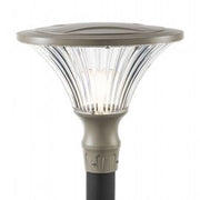Outdoor Aluminum Die-Cast Lamp, Transparent Diffuser, 60mm Diameter, Max Height 160mm, IP65 Dove Grey