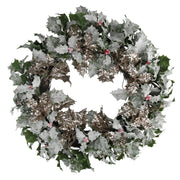 Crown with gold butcher's broom cmø36h50