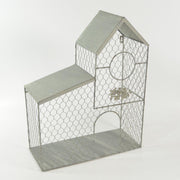 Gray gardening house cage cm40x51x17