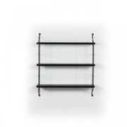 Wall bookcase 3 shelves Neelix black cm 60 x 15 x 68 h