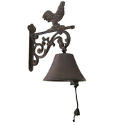 Cast iron rooster bell 16h24 cm