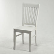 White Freiburg wood kitchen living room chair cm 42 x 45.5 x h41 - 90